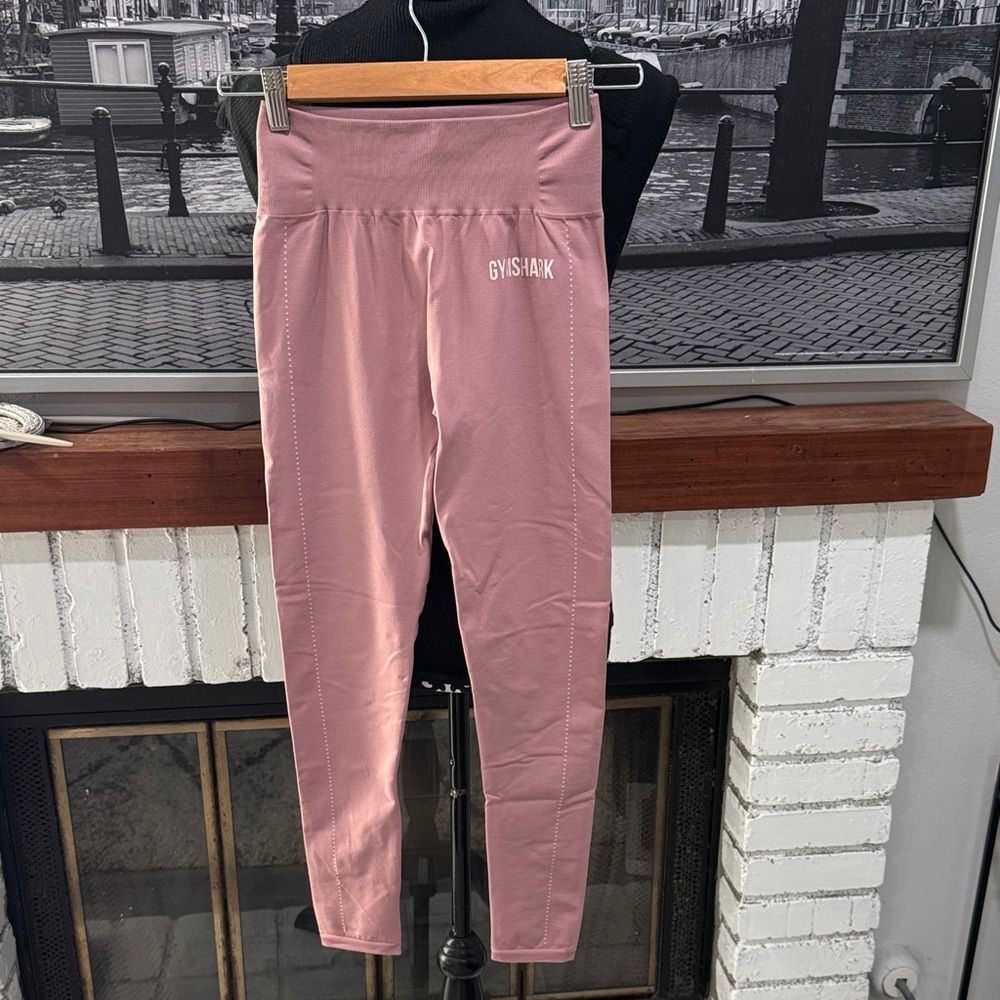 Gymshark women Breeze Lightweight Seamless Pebble Pink High-Waist Leggings Small